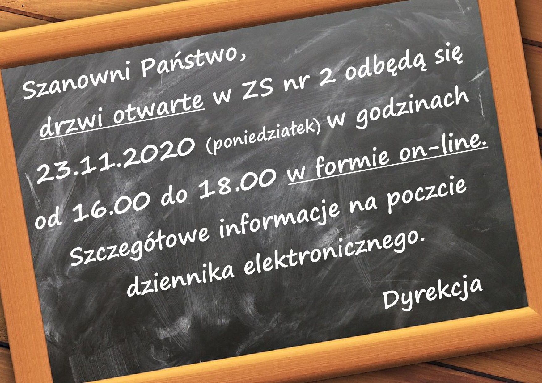 Drzwi otwarte 23.11.2020