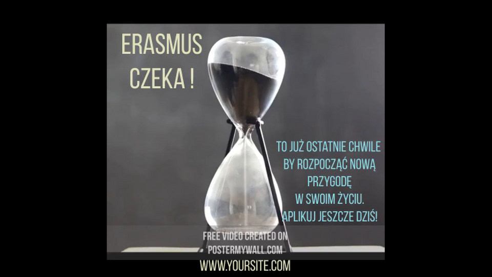 Erasmus czeka!